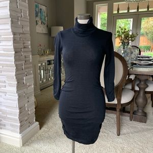 Michael Stars body con turtle neck dress